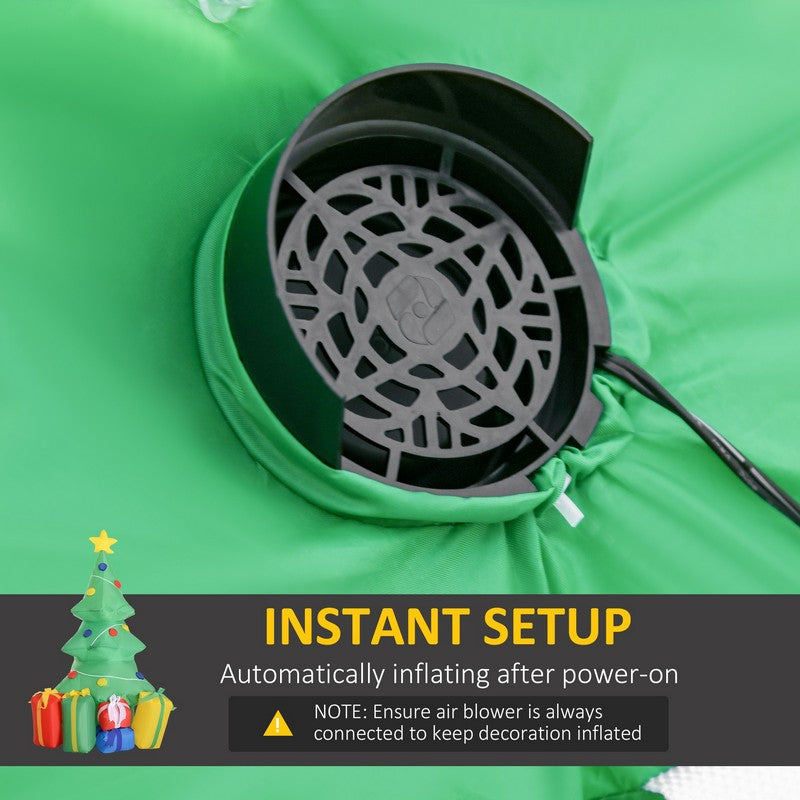 5ft Inflatable Christmas Tree Decoration W/LED lights