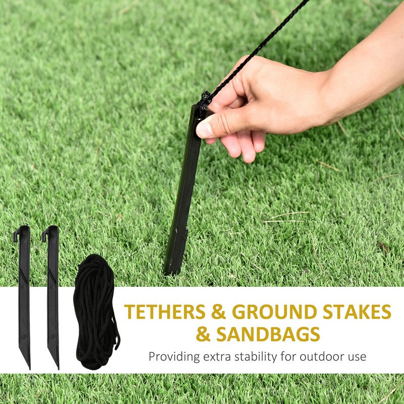 1.6m Christmas Inflatable Santa Claus w/ Plane for Outdoor Indoor Home Garden