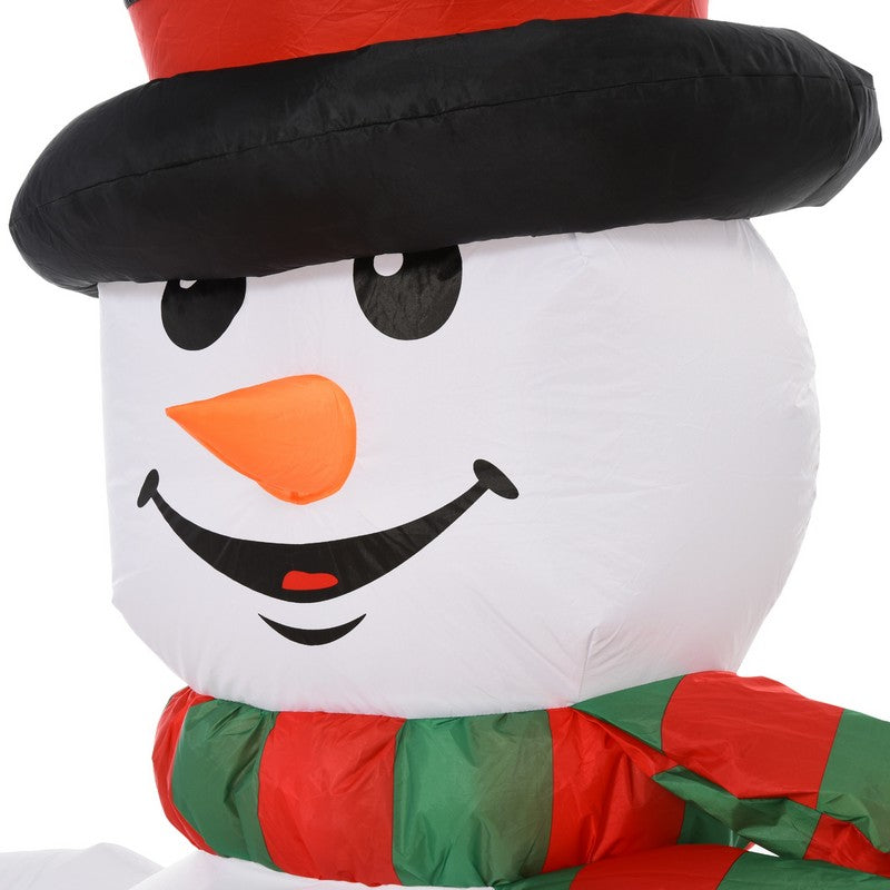 1.7m LED Polyester Snowman Christmas Inflatable