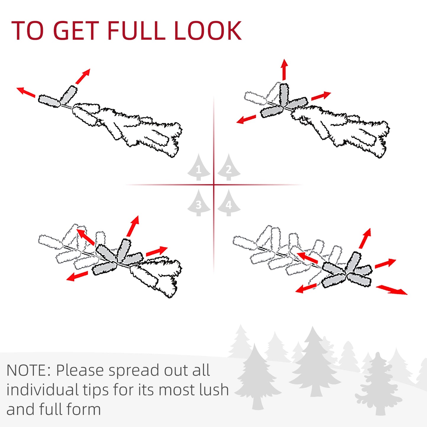 Pinecones & Berries Wreath Christmas Decoration with Frosted Pattern - 60cm